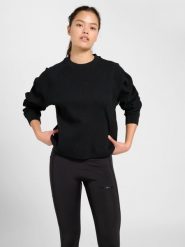 Bluza damska Hummel Soft Waffle. Czarne bluzy z kapturem damskie HUMMEL, l, z materiału. Za 228.50 zł.