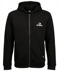 Odzież Bluza sportowa unisex SkatePro Zip Bluza z kapturem - S - Czarny. Biała bluzy sportowe damskie SKATEPRO, s, bez wzorów, z bawełny, bez ramiączek, długie, z kapturem. Za 194.99 zł.