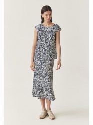 TATUUM Bluzka w kolorze granatowo-białym rozmiar: 44. Niebieskie bluzki damskie Tatuum, bez wzorów, z wiskozy, bez kołnierzyka, bez ramiączek. Za 113.36 zł.