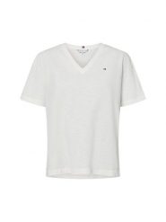 Tommy Hilfiger Koszulka Kobiety Bawełna biały, XS. Białe t-shirty damskie Tommy Hilfiger, xs, bez wzorów, z bawełny, bez kołnierzyka. Za 139.95 zł.