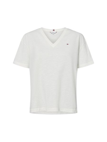 Tommy Hilfiger Koszulka Kobiety Bawełna biały, XS. Białe t-shirty damskie Tommy Hilfiger, xs, bez wzorów, z bawełny, bez kołnierzyka. Za 139.95 zł.