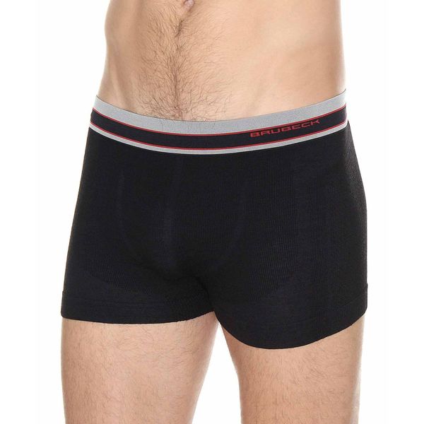 Bokserki męskie BX10870. Czarne bokserki męskie Brubeck, bez wzorów, z elastanu. Za 84.99 zł.