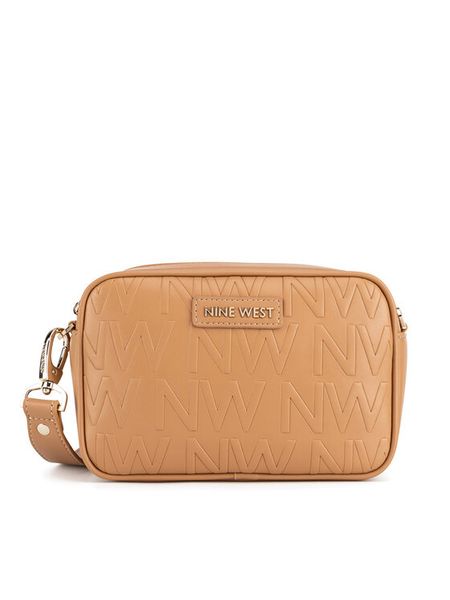 Nine West Torebka LX10049 Brązowy. Brązowe listonoszki damskie Nine West, bez wzorów, bez dodatków. Za 219.99 zł.