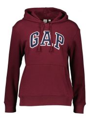 GAP Bluza w kolorze bordowym rozmiar: S. Czerwone bluzy z kapturem damskie GAP, s. Za 136.13 zł.