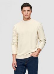 PAKO LORENTE - Beżowa bluza dresowa. Brązowe bluzy bez kaptura męskie Pako Lorente, xl, z bawełny. Za 199.99 zł.