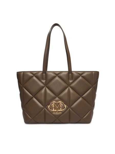 LOVE MOSCHINO Torebka JC4120PP1OLC0203 Brązowy. Brązowe torebki klasyczne damskie Love Moschino, bez wzorów, ze skóry, bez dodatków. Za 1,049.00 zł.