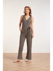 Smashed Lemon Kombinezon ze wzorem rozmiar: 3XL. Kombinezony damskie Smashed Lemon, xl, bez wzorów, z tkaniny, bez kołnierzyka, bez ramiączek. Za 143.17 zł.