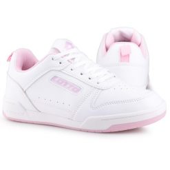 Buty damskie sportowe do chodzenia Lotto TOCO BC. Białe buty sportowe na co dzień damskie Lotto, bez wzorów, trekkingowe. Za 129.00 zł.