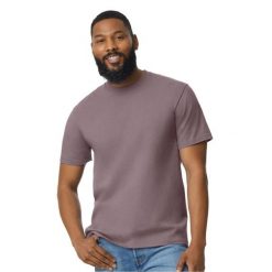 Koszulka Unisex Dla Dorosłych Softstyle Midweight. Fioletowe bluzki damskie Gildan, xl, bez wzorów, sportowe, bez kołnierzyka, bez ramiączek. Za 44.99 zł.