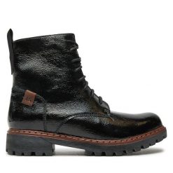 Trapery Josef Seibel. Czarne trapery damskie Josef Seibel, bez obcasa. Za 429.99 zł.