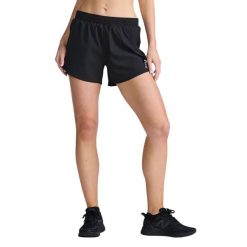 Szorty damskie 2XU Aero 5". Czarne szorty damskie 2XU, bez wzorów, z tkaniny. Za 150.55 zł.