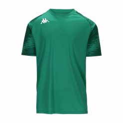 Koszulka Kappa Daverno. Zielone t-shirty sportowe męskie Kappa, bez ramiączek, na fitness i siłownię. Za 179.50 zł.
