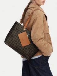 MEXX Torebka CEO-MEXX-S-003-07 Brązowy ciemny. Brązowe torebki klasyczne damskie Mexx, bez wzorów, ze skóry, bez dodatków. Za 199.99 zł.