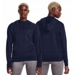 Bluza sportowa dla kobiet Under Armour Fleece LC Hoodie. Czarne bluzy bez kaptura damskie Under Armour, l. Za 269.99 zł.