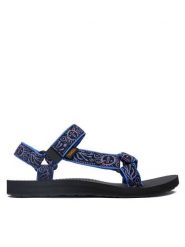 Teva Sandały Original Universal 1003987 Granatowy. Niebieskie sandały damskie Teva, bez wzorów, z materiału, bez obcasa, na płaskiej podeszwie. Za 299.99 zł.