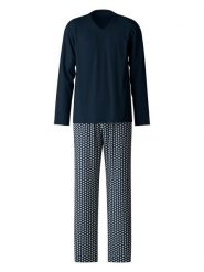 Calida Piżama w kolorze granatowym rozmiar: M. Niebieskie piżamy męskie Calida, m, bez wzorów, z bawełny, bez ramiączek. Za 162.87 zł.