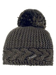 CAPO-authentic headwear Czapka w kolorze khaki rozmiar: onesize. Brązowe czapki zimowe damskie CAPO-authentic headwear, z materiału. Za 129.57 zł.
