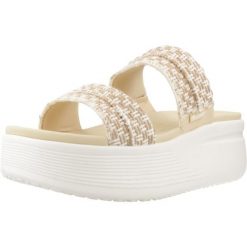 Sandały HEY DUDE AUSTIN SLIDE WOVEN BOULDER Beżowy. Brązowe sandały damskie Hey dude, bez wzorów, z tkaniny, bez obcasa. Za 204.99 zł.