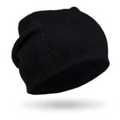 Czapka zimowa Peterson PTN HAT-03 czarny. Czarne czapki zimowe damskie Peterson, z dzianiny. Za 50.00 zł.