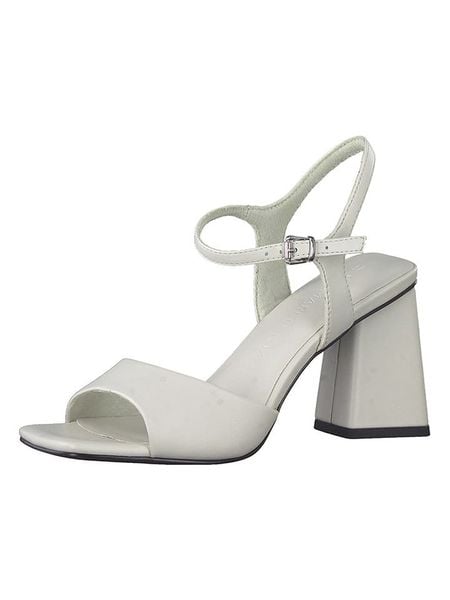 Marco Tozzi Sandały w kolorze kremowym rozmiar: 39. Brązowe sandały damskie Marco Tozzi, bez wzorów, bez obcasa, na koturnie. Za 97.51 zł.