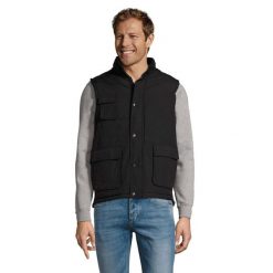 Kurtka Unisex Dla Dorosłych Wells Ripstop. Czarne kurtki męskie SOL'S, m, bez wzorów, bez kaptura. Za 357.99 zł.