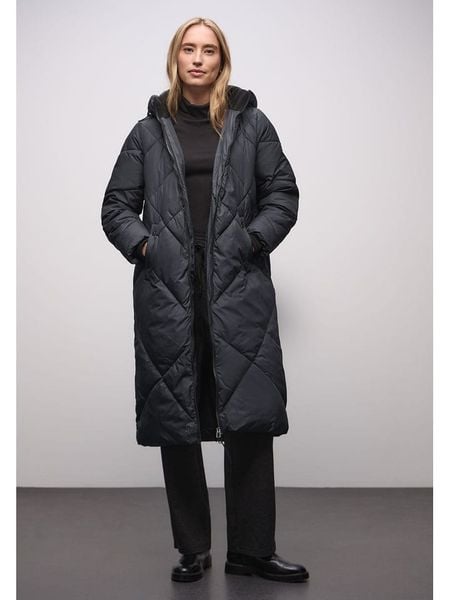 Street One Kurtka zimowa w kolorze czarnym rozmiar: 36. Czarne kurtki damskie Street One, na zimę, bez wzorów, z puchu, bez kaptura. Za 400.30 zł.