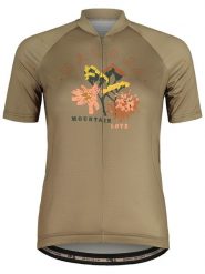 Maloja Koszulka kolarska "VanilM" w kolorze khaki rozmiar: M. Brązowe bluzki sportowe damskie Maloja, m, bez wzorów, z materiału, bez ramiączek. Za 188.85 zł.