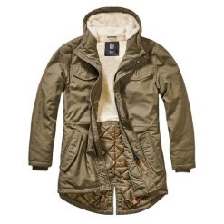 Parka zimowa Męska Brandit Parka Marsh Lake Olive. Zielone parki męskie Brandit, na zimę, m, bez wzorów. W wyprzedaży za 352.00 zł.