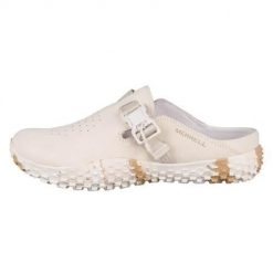 Klapki damskie Merrell J008320. Białe klapki damskie MERRELL, bez wzorów, z materiału, bez obcasa. Za 528.00 zł.