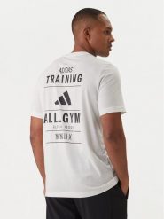 Adidas T-Shirt Category Training Graphic JM8976 Écru Regular Fit. T-shirty męskie Adidas, m, bez wzorów, z bawełny, bez kołnierzyka. Za 149.99 zł.