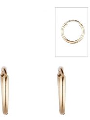 CARATELLI Złote kolczyki-kreole "Créoles Simplicité" rozmiar: onesize. Żółte kolczyki damskie CARATELLI, złote. Za 339.99 zł.