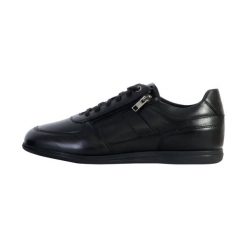 Buty GEOX U RENAN Czarny. Czarne buty fitness męskie Geox, do biegania. Za 382.99 zł.
