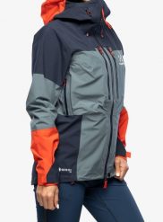 Kurtka z membraną damska Haglofs Spitz GTX PRO Jacket. Niebieskie kurtki damskie Haglöfs, xs, bez wzorów, z gore-texu, bez kaptura. Za 1,299.00 zł.