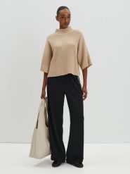 Someday Sweter "Talja" w kolorze jasnobrązowym rozmiar: M. Brązowe golfy damskie Someday, m, bez wzorów, z wełny, bez ramiączek. Za 173.99 zł.