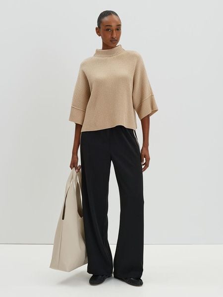 Someday Sweter "Talja" w kolorze jasnobrązowym rozmiar: S. Brązowe golfy damskie Someday, s, bez wzorów, z wełny, bez ramiączek. Za 194.95 zł.