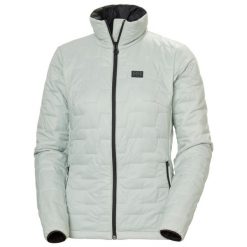Damska kurtka puchowa Helly Hansen Lifaloft. Zielone kurtki narciarskie i snowboardowe damskie Helly Hansen, l, bez wzorów, z materiału, bez kaptura, narciarskie. Za 835.50 zł.