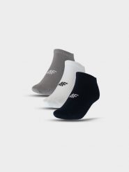 4F Skarpety casual przed kostkę (3-pack) męskie - multikolor 43-46. Skarpetki męskie 4f, bez wzorów, z bawełny. Za 44.99 zł.
