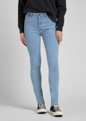 LEE IVY DAMSKIE SPODNIE JEANSOWE LIGHT RUBY L32ETVZB 112145047. Czerwone spodnie materiałowe damskie Lee, bez wzorów, z jeansu. Za 209.99 zł.
