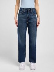 Lee Dżinsy "Rider" - Comfort fit - w kolorze granatowym rozmiar: W30/L33. Niebieskie jeansy damskie Lee, z podwyższonym stanem. Za 157.35 zł.