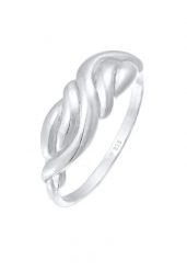 Elli Damski pierścionek węzełek, skręcony, Boho Style Trend Blogger w srebrze 925 Sterling Silver Pierścionki 1 ct. Szare pierścionki damskie Elli, srebrne. Za 193.99 zł.