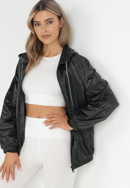 Czarna Kurtka Anastus. Czarne kurtki damskie Born2be, l, bez wzorów. Za 139.99 zł.