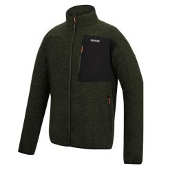 Męska bluza polarowa Scaris z zamkiem błyskawicznym i marlowym wykończeniem. Brązowe bluzy bez kaptura męskie Regatta, m, z polaru. Za 229.99 zł.