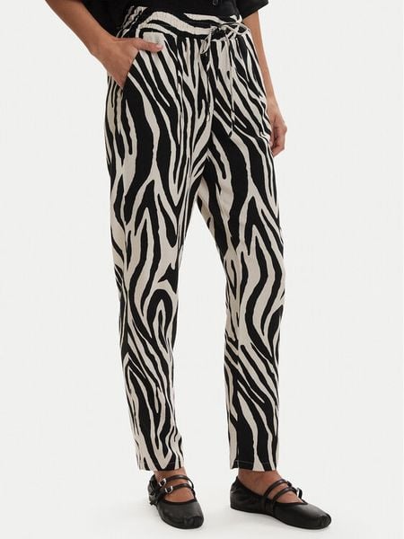 Vero Moda Spodnie materiałowe Jesmilo 10279691 Beżowy Regular Fit. Brązowe spodnie materiałowe damskie Vero Moda, bez wzorów, z materiału. Za 85.99 zł.