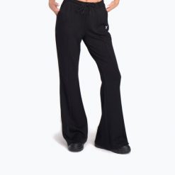 Spodnie treningowe damskie Cardio Bunny HCB-125 Flare. Czarne spodnie sportowe damskie Cardio Bunny, l, z materiału, na fitness i siłownię. Za 73.99 zł.