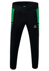 Spodnie treningowe Erima Six Wings Junior wielokolorowe. Czarne spodnie sportowe damskie Erima, s, z materiału, na fitness i siłownię. Za 247.99 zł.