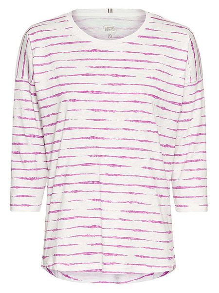 Camel Active Koszulka w kolorze białym rozmiar: L. Białe bluzki damskie Camel Active, l, bez wzorów, z bawełny, bez kołnierzyka, bez ramiączek. Za 73.99 zł.