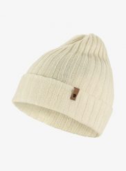 Czapka Fjallraven Byron Hat Thin - chalk white. Białe czapki męskie Fjällräven, na zimę, bez wzorów, z materiału. Za 224.90 zł.
