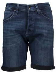 Jack & Jones Szorty dżinsowe w kolorze granatowym rozmiar: M. Niebieskie szorty męskie Jack & Jones, bez kołnierzyka. Za 74.63 zł.