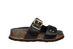 Klapki Yokono Oca-252 Opak Negro, Czarny, Skóra naturalna - 39. Czarne klapki damskie Yokono, bez wzorów, z materiału, bez obcasa, na platformie. W wyprzedaży za 179.10 zł.