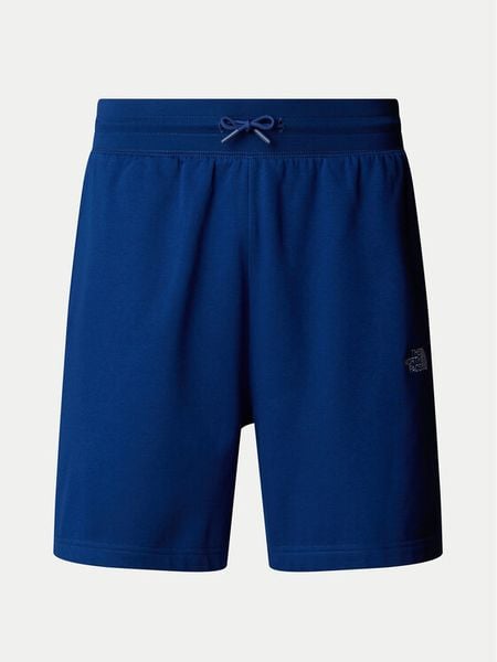 The North Face Szorty sportowe Essential NF0A8C2G Niebieski Loose Fit. Niebieskie szorty męskie The North Face, bez wzorów, z bawełny, sportowe. Za 209.99 zł.